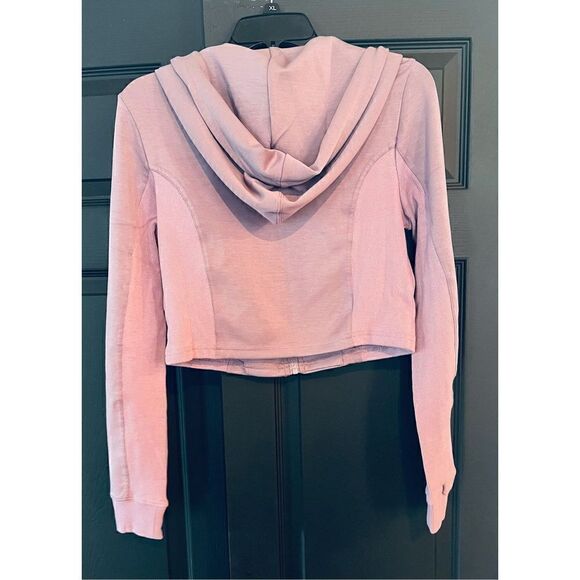 CUPSHE Women's Zipper Front Hoodies Drawstring Hooded Sweatshirt Long Sleeve - Picture 3 of 6